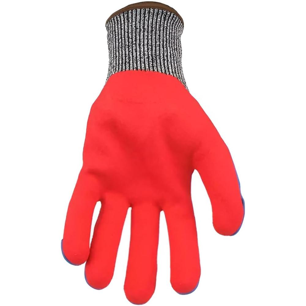 Ringers Gloves 065T-10 Gants de protection contre les chocs enduits de nitrile - Grand