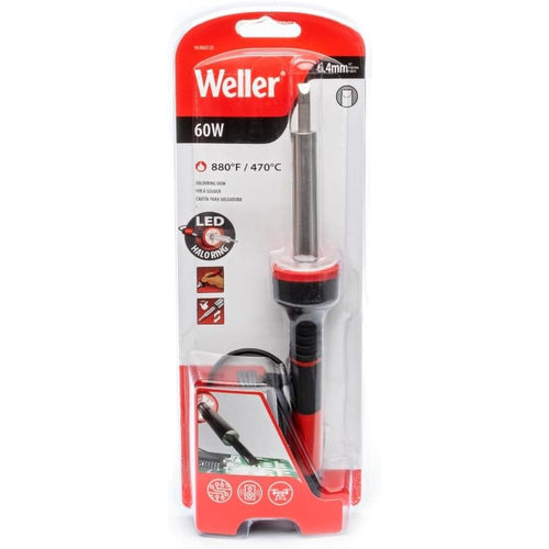 Weller WLIR6012A FER À SOUDER 60W 120V, ANNEAU HALO LED, 470°C (880°F), TAILLE DE POINTE 6MM (1/4")