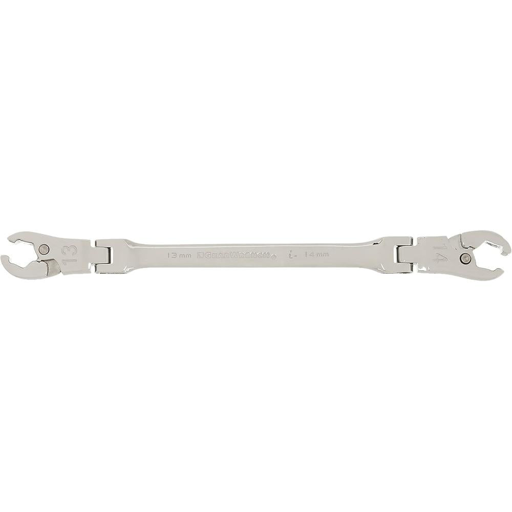 GearWrench 89101D 6 Pc. Ratcheting Flex Head Flare Nut Metric Wrench Set
