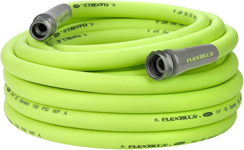 Legacy Manufacturing HFZG650YW Tuyau d'arrosage Flexzilla, 3/4" X 50', 3/4" - 11 1/2 GHT Raccords