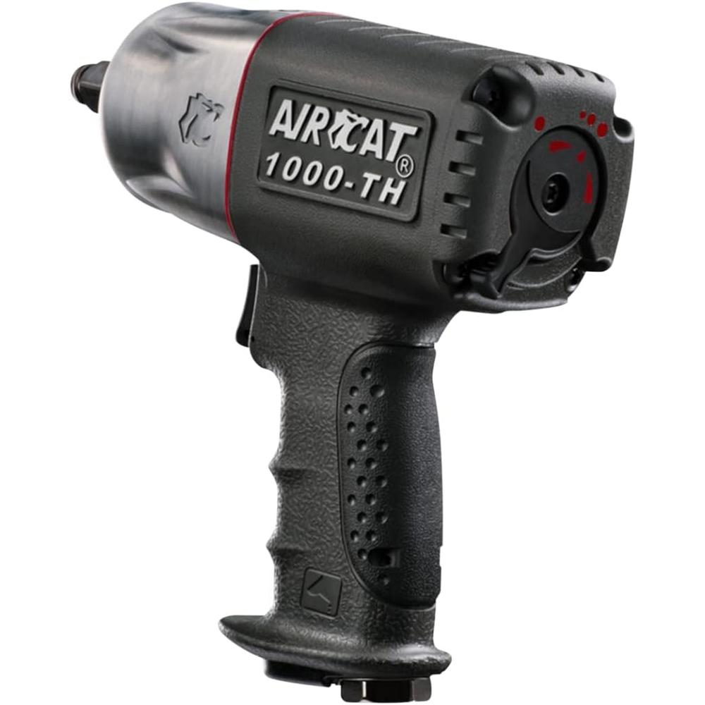 AirCat 1000-TH 1/2-Inch Composite Air Impact Wrench with Twin Hammer Mechanism