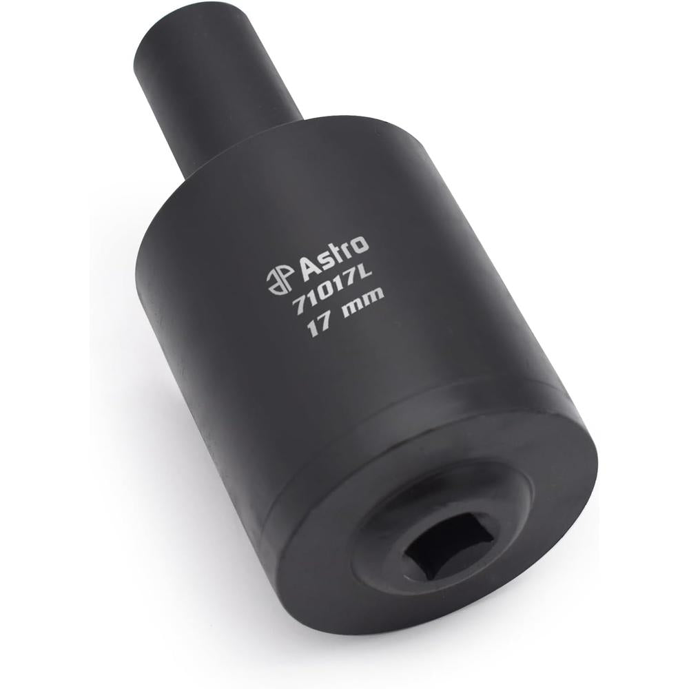 Astro Pneumatique 71017L Douille multiplicatrice de couple pour écrou de cosse de 17 mm avec conception de tambour creux pour clés à chocs Dr. 1/2"