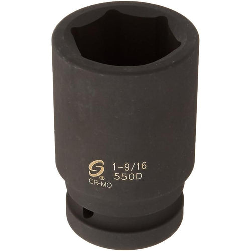 Sunex Tools 550D 1" Drive Deep 6 Point Impact Socket 1-9/16"