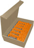 Tool Grid TGH-HXBT Hex Bit Holder Kit packaged contents showing orange clip and honeycomb holders on gray platform