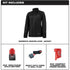 Milwaukee Tool 233B-21XL M12™ Kit de veste chauffante AXIS™ pour femmes, noir, X-Large