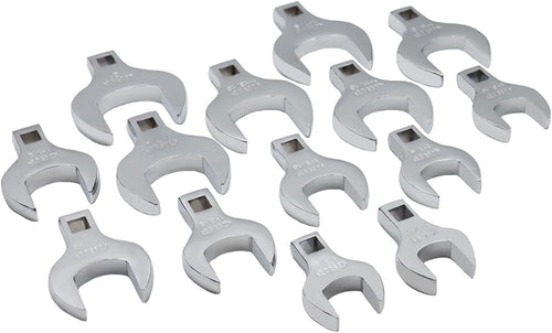 Jeu de clés Jumbo Crowfoot 1/2" Grip 14 pièces SAE