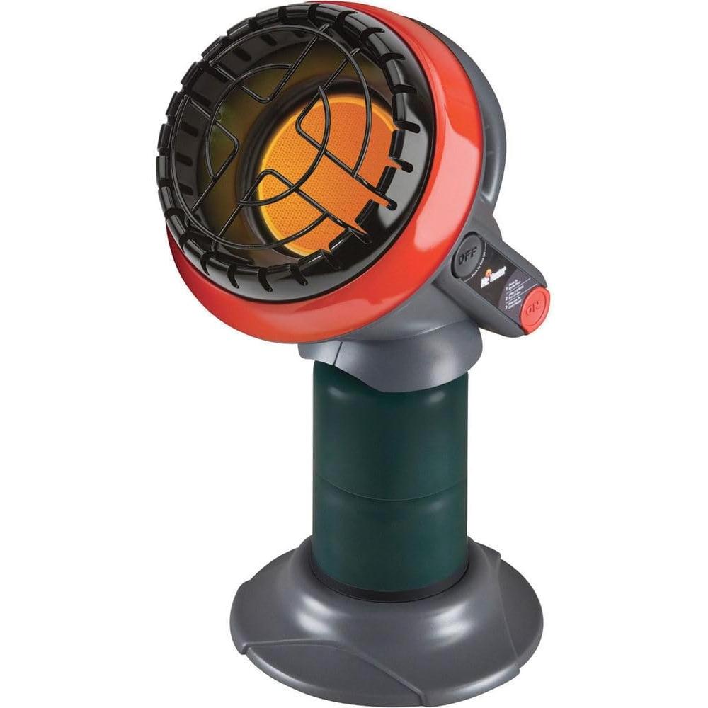 Mr. Heater F215120 LITTLE BUDDY PORTABLE PROPANE HEATER, REQUIRES A DISPOSABLE 1 LB PROPANE CYLINDER, 3,800 BTU/HR