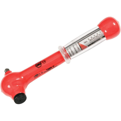 Wiha Tools 30114 Insulated Ratcheting Torque Wrench 1/4" Drive 5-25 Nm
