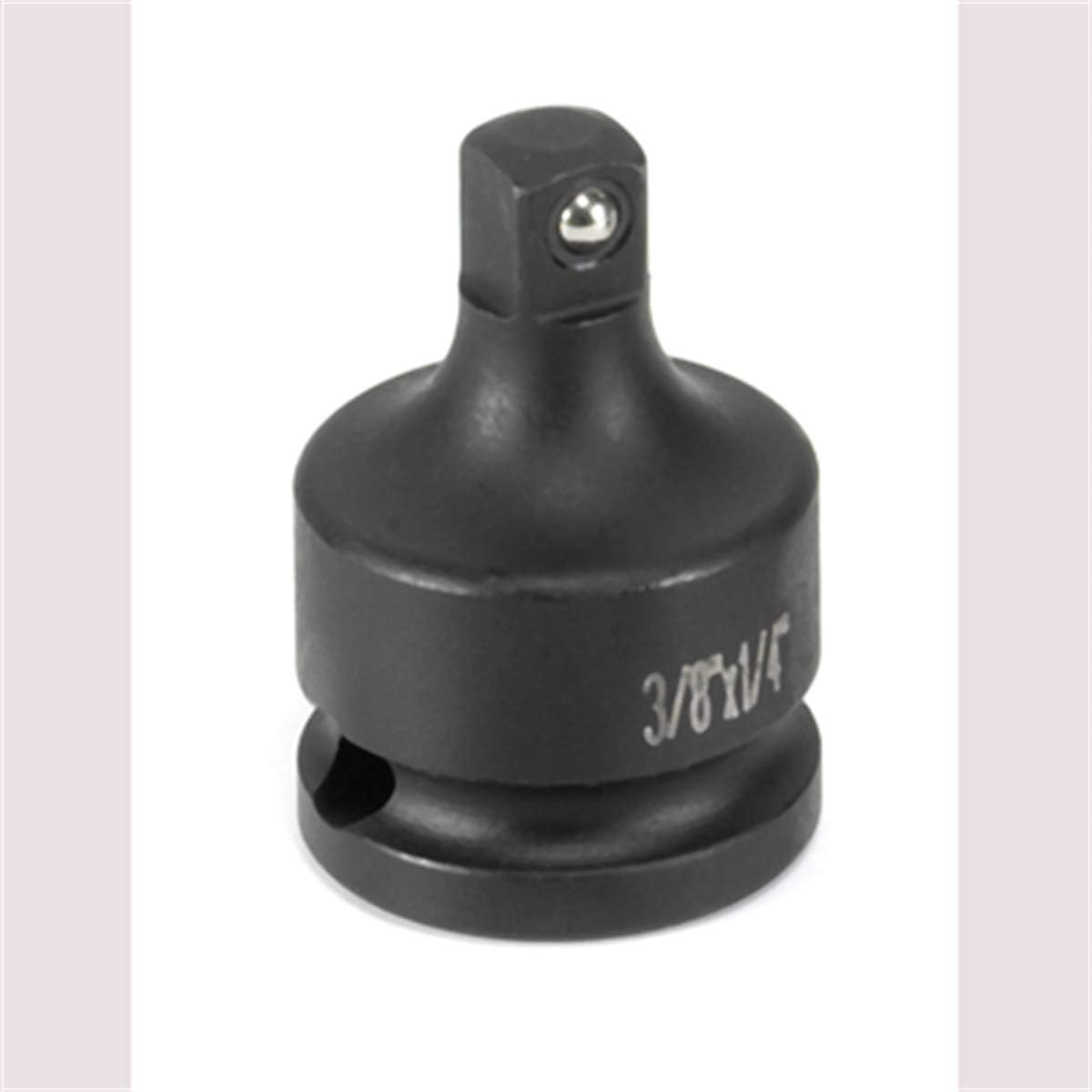 Grey Pneumatic 1128A 3/8" Female X 1/4" Male Adapter W/ Friction Ball