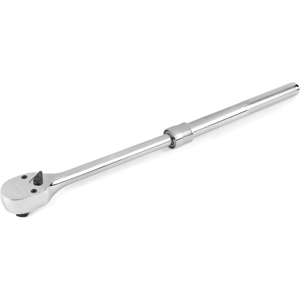Titan Tools 12182 1/2" Drive Extendable Reversible Ratchet, Extends From 12-1/4" To 17-3/4", 72-Tooth