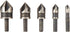 Irwin Tools 1877791 DRL BIT CNTRSINK 82' BLK OX 5PC SET CLAM