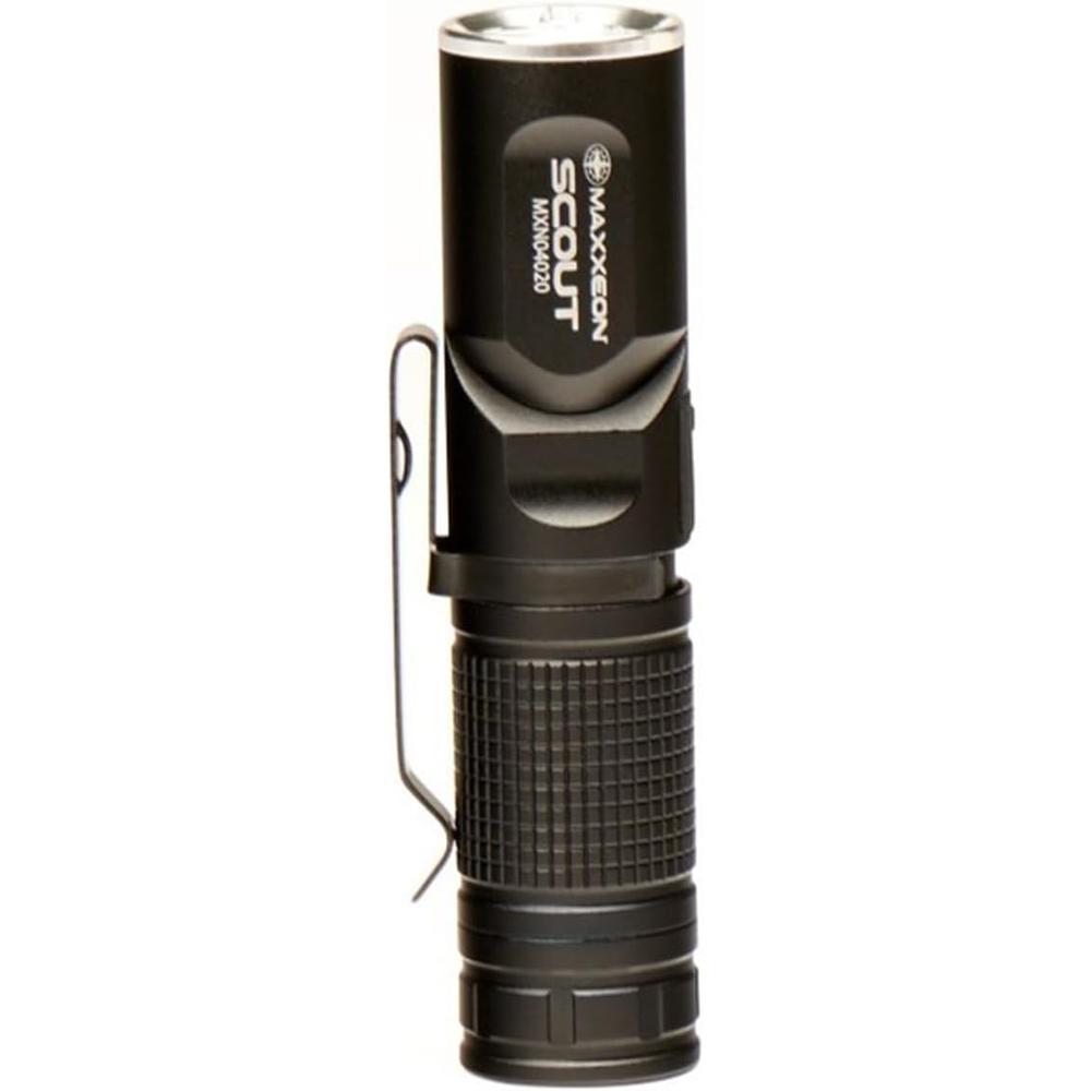 Maxxeon 04020 600 LUMENS SCOUT SWIVEL HEAD RECHARGEABLE POCKET FLASHLIGHT