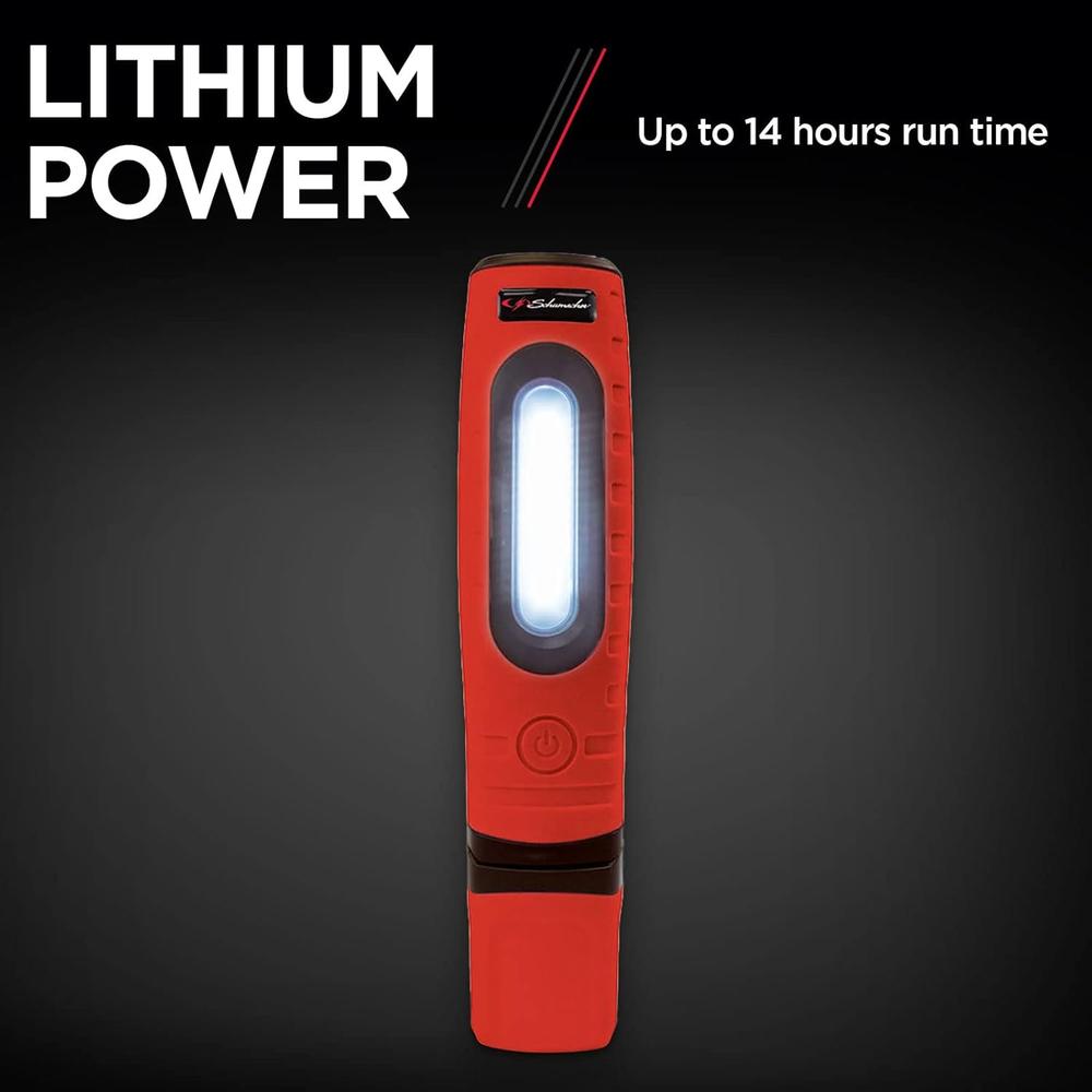 Schumacher SL137RU 360 Degree Plus Cordless Work Light, Red