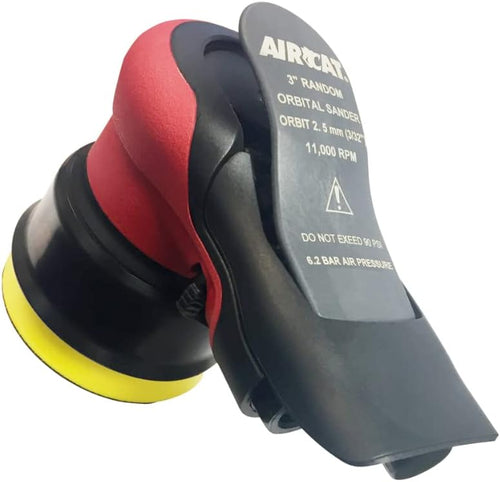 AirCat 6700-3-336 Ponceuse à paume 3" 3/16" Orbit Small Rouge/Noir