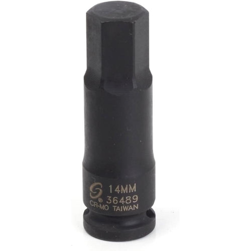 Sunex 36489 3/8-Inch Drive 14-mm Hex Impact Socket