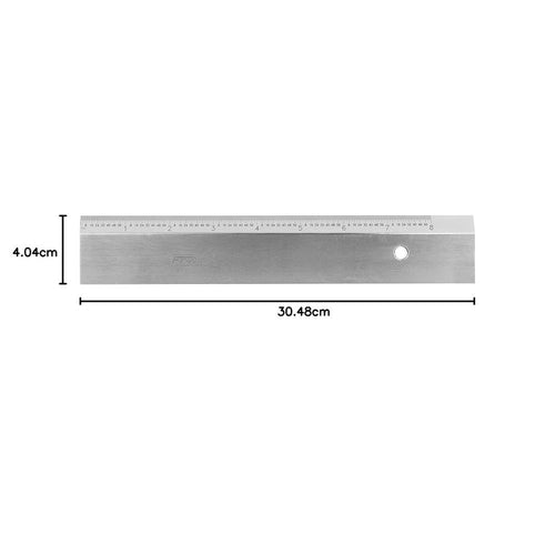 Fowler High Precision 72-480-075-0 - 12" Beveled Straight Edges