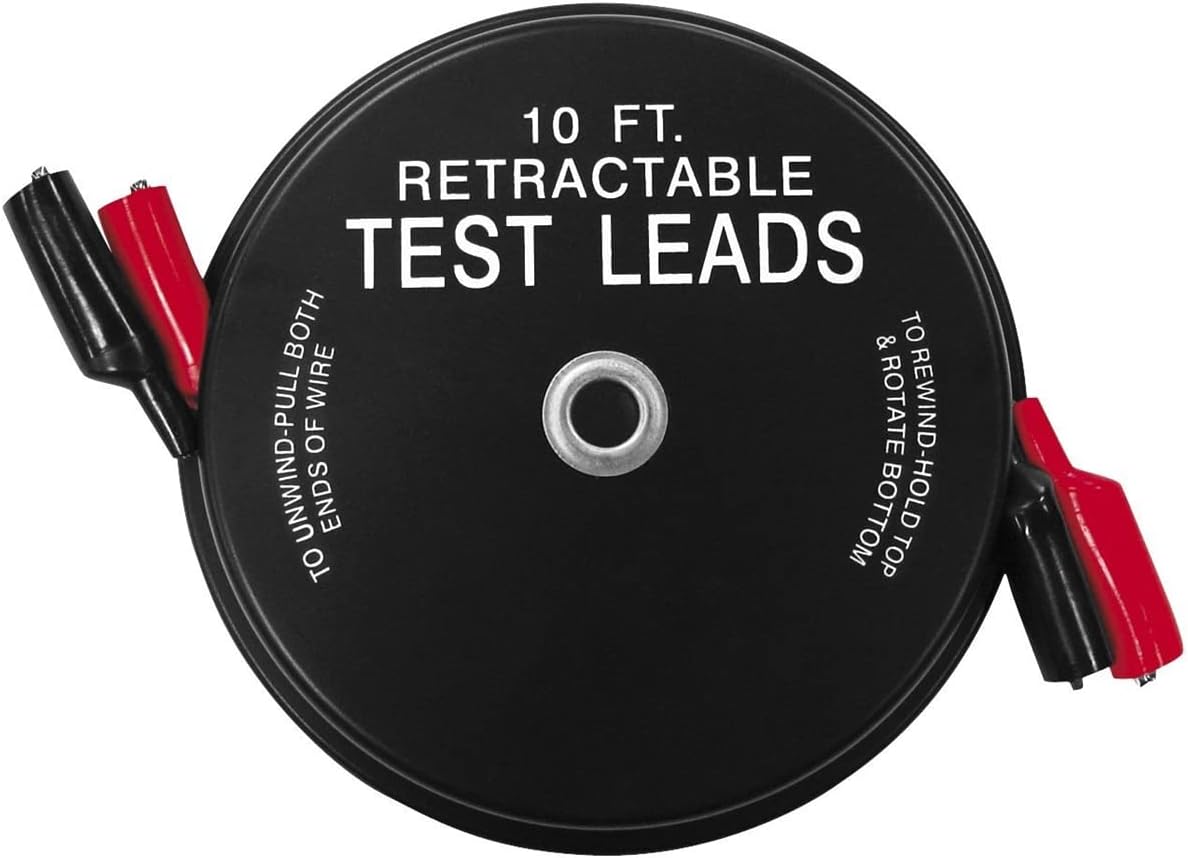 Lang Tools 1140 Retractable Test Leads - 2 Leads X 10 Ft.
