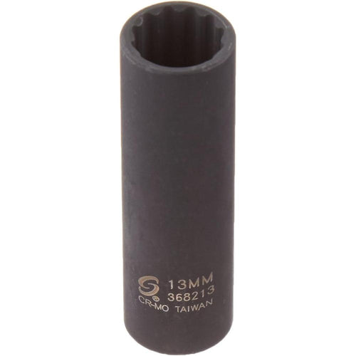 Sunex Tools 368213 3/8" Dr. 13mm 12-Point Deep Impact Socket