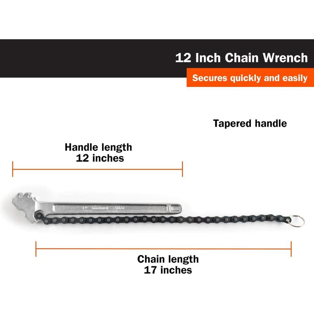 Titan Tools 21370 Clé à chaîne de 12 po