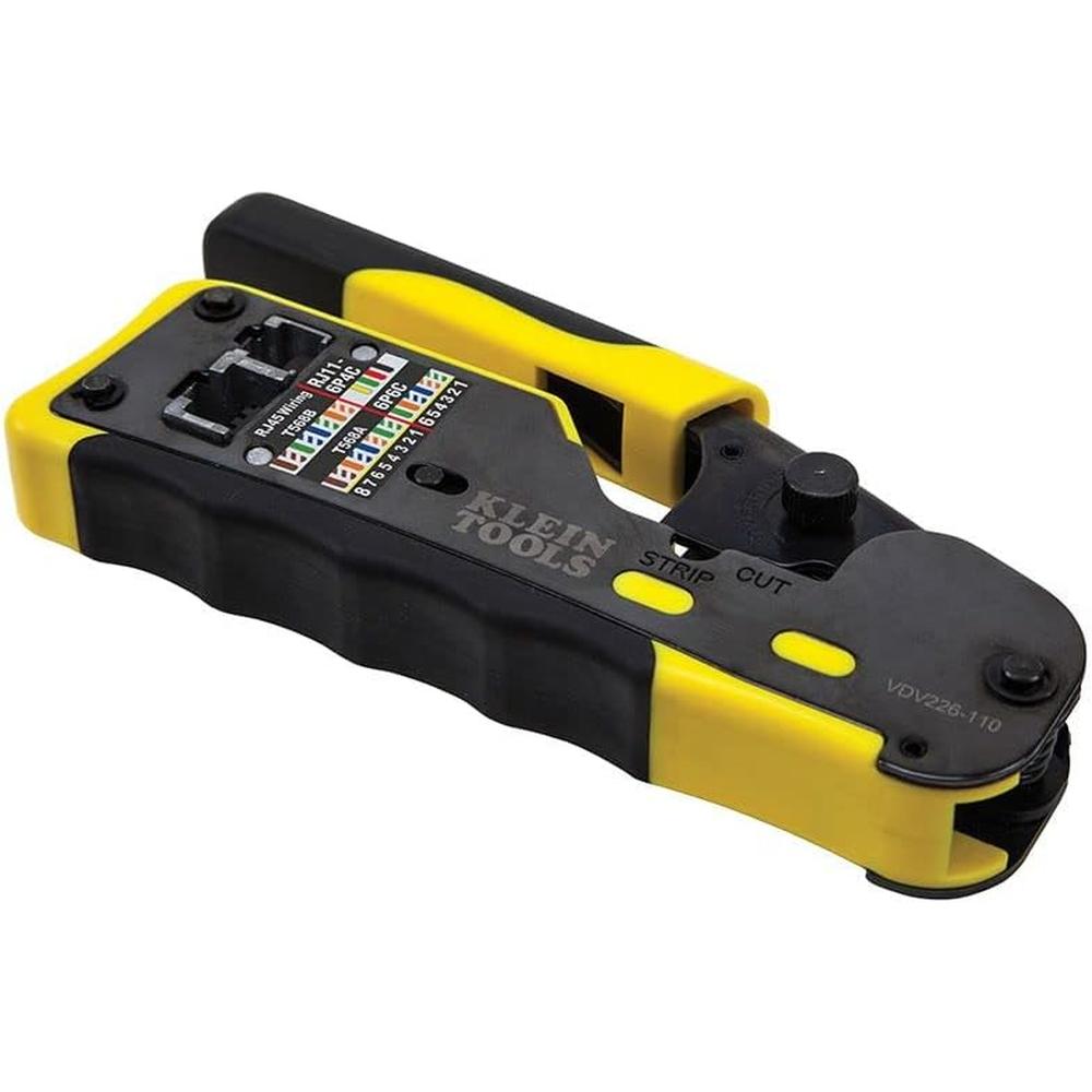 Klein Tools VDV226110 PASS THRU RJ45 CRIMP TOOL
