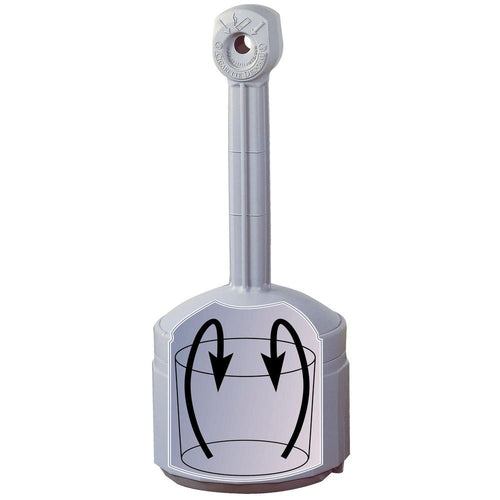 Tobeq 400-26800 FUMEURS CESSER LE FEU CIGARETTE RÉCEPTACLE - GRIS ÉTAIN