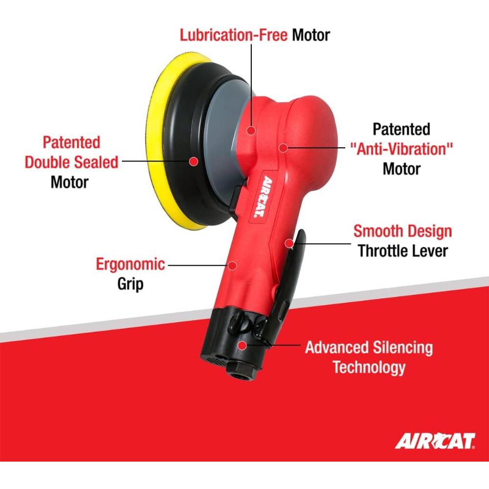 AirCat 6700-6G 6" Geared Sander