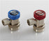 CPS Products QC1234SET 2-Piece A/C Manual Coupler Set with blue and red 12mm HFO1234yf couplers