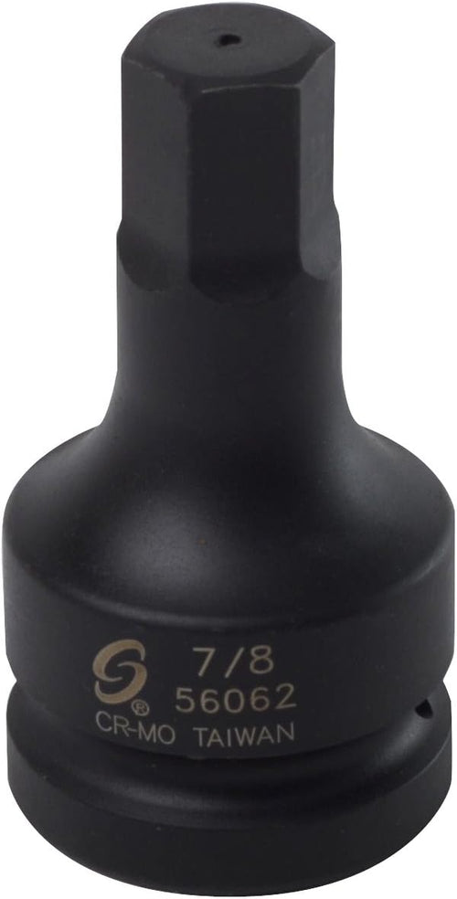 Sunex Tools 56062 1" Dr Hex Driver Socket 7/8"