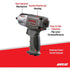 NITROCAT 1355-XL 3/8-Inch Composite Air Impact Wrench with Twin Clutch Mechanism