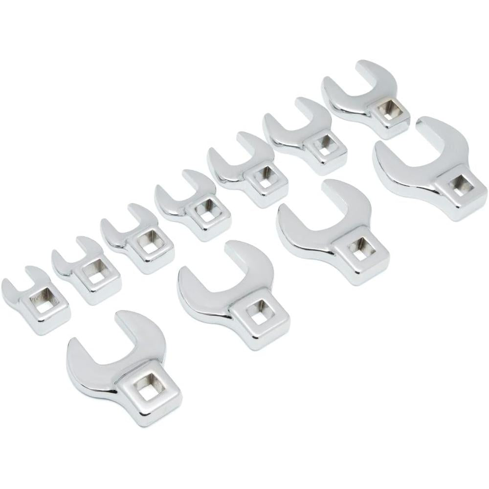 CLE A ENGRENAGES 11 Pc. Jeu de clés Crowfoot SAE à prise 3/8" - 81908