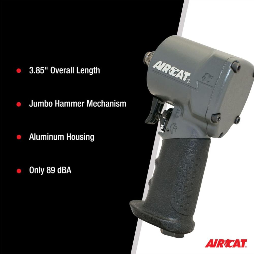 AirCat 1057-TH 1/2" Impact Wrench Compact Grey