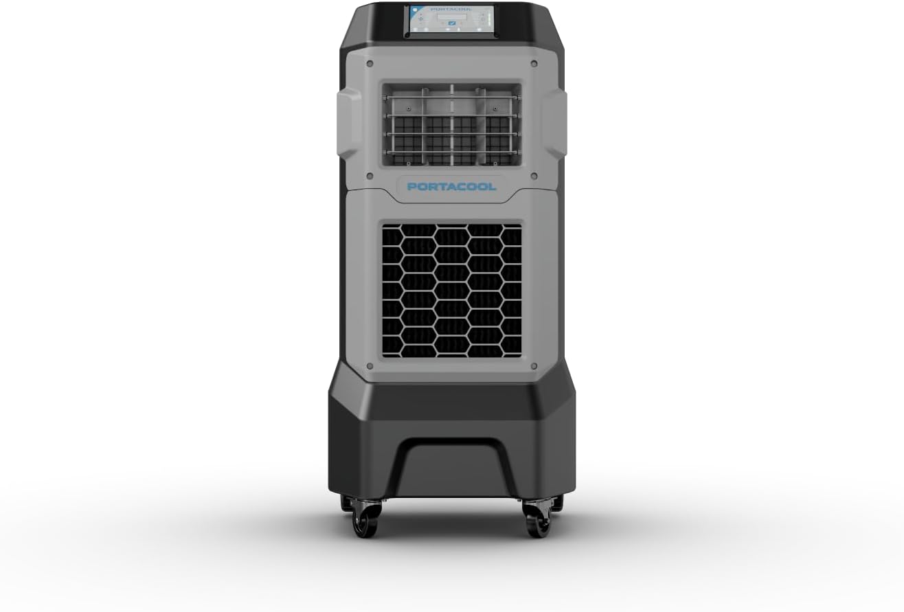 Portacool PACA05001A1 Apex 500 Evaporative Cooler With Coolsync Technology, Cooling Up To 500 Sq. Ft., 800 Cfm, 13&Mldr; Gallon Water Reservoir
