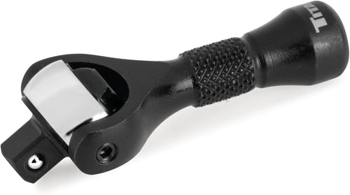 Titan Tools 11330 Clé à cliquet pivotante Nano réversible de 2-1/4 po de long, 1/4 po de profondeur, 90 dents, tête pivotante à 250 degrés