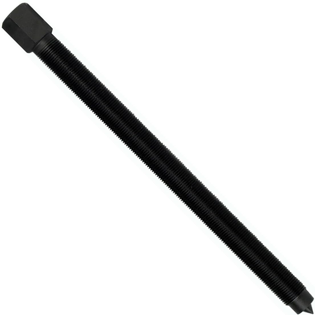 OTC Tools 34703 3/4-16 x 11.4" Fully Threaded Forcing Screw, Black Oxide Alloy Steel, diagonal side view