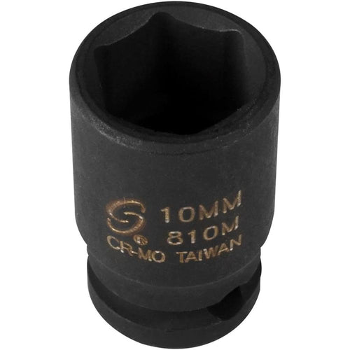 Sunex Tools 810M 1/4 in. Drive 10-mm Impact Socket