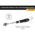 Titan Tools 12073 1/2 In. Drive Extendable Ratchet