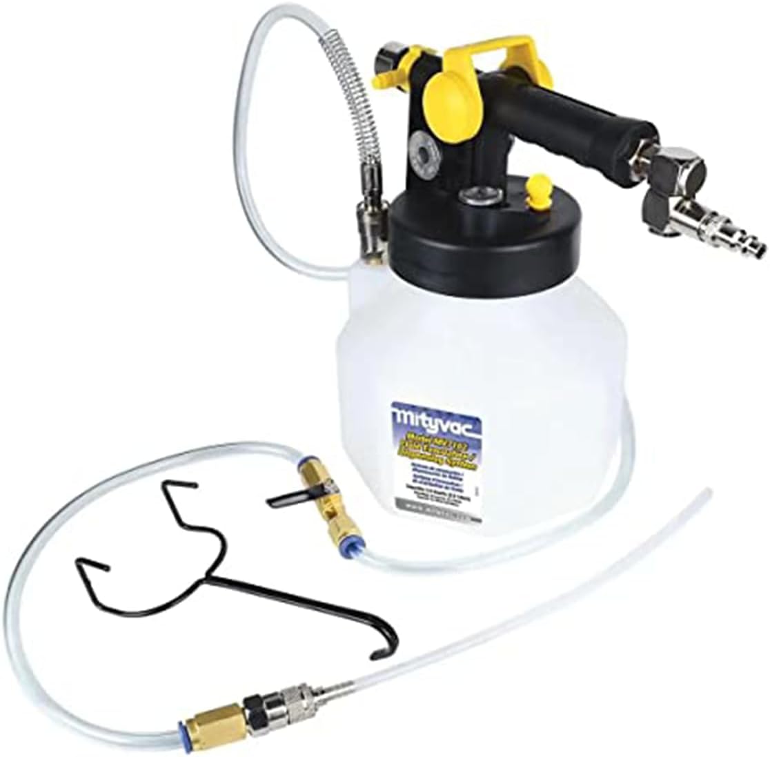 Mityvac MV7102 2.5L (2.5-QUART) CAPACITY FLUID EVACUATOR/DISPENSER, INCL. FLEX HOSE W/CONTROL VALVE & 12" EVACUATION WAND