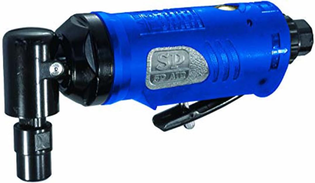 PLASTILINUM SP Air Corporation SP-7211 1/4-Inch Heavy-Duty Angle Head Die Grinder