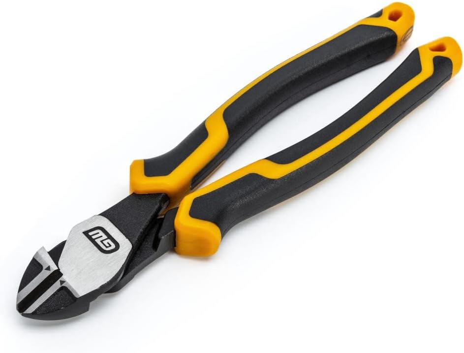 GearWrench 82179C-06 8" PIT-BULL DIAGONAL CUTTING PLIERS W/ CUSION GRIP, AWG8 CUT CAPACITY