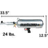 Gaither Tool Co., Inc. GBB12L Trigger-Style 12-Liter Handheld Bead Bazooka