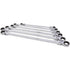 Sunex Tools 9923 SAE Extra Long Double Box Flex Head Ratcheting Wrench Set, 5/16 x 3/8 in. - 11/16 x 3/4 in., CR-MO, 4 pieces