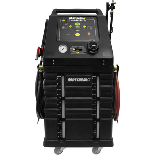 Motorvac 500-1125B TransTech IV+ Échange de fluide de transmission automatique en ligne et avec jauge avec adaptateurs. Comprend des adaptateurs standard (pièce n° 200-3100A) et des adaptateurs de luxe (pièce n° 200-3101A).