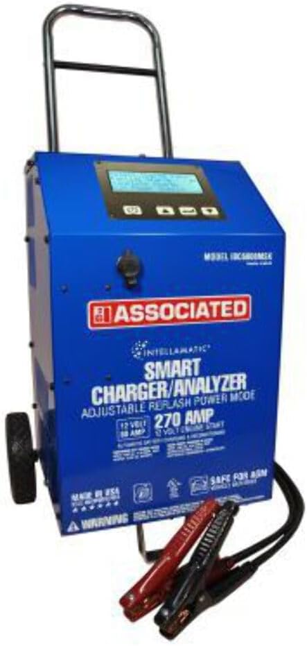 Associated Equipment IBC6008MSK Intellamatic Smart Charger/Analyzer 60A/270A Boost on Wheels