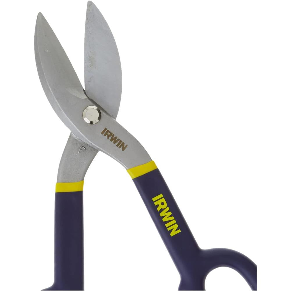 IRWIN Tools Cisaille de Tinner, lame plate, 10 pouces (22010)
