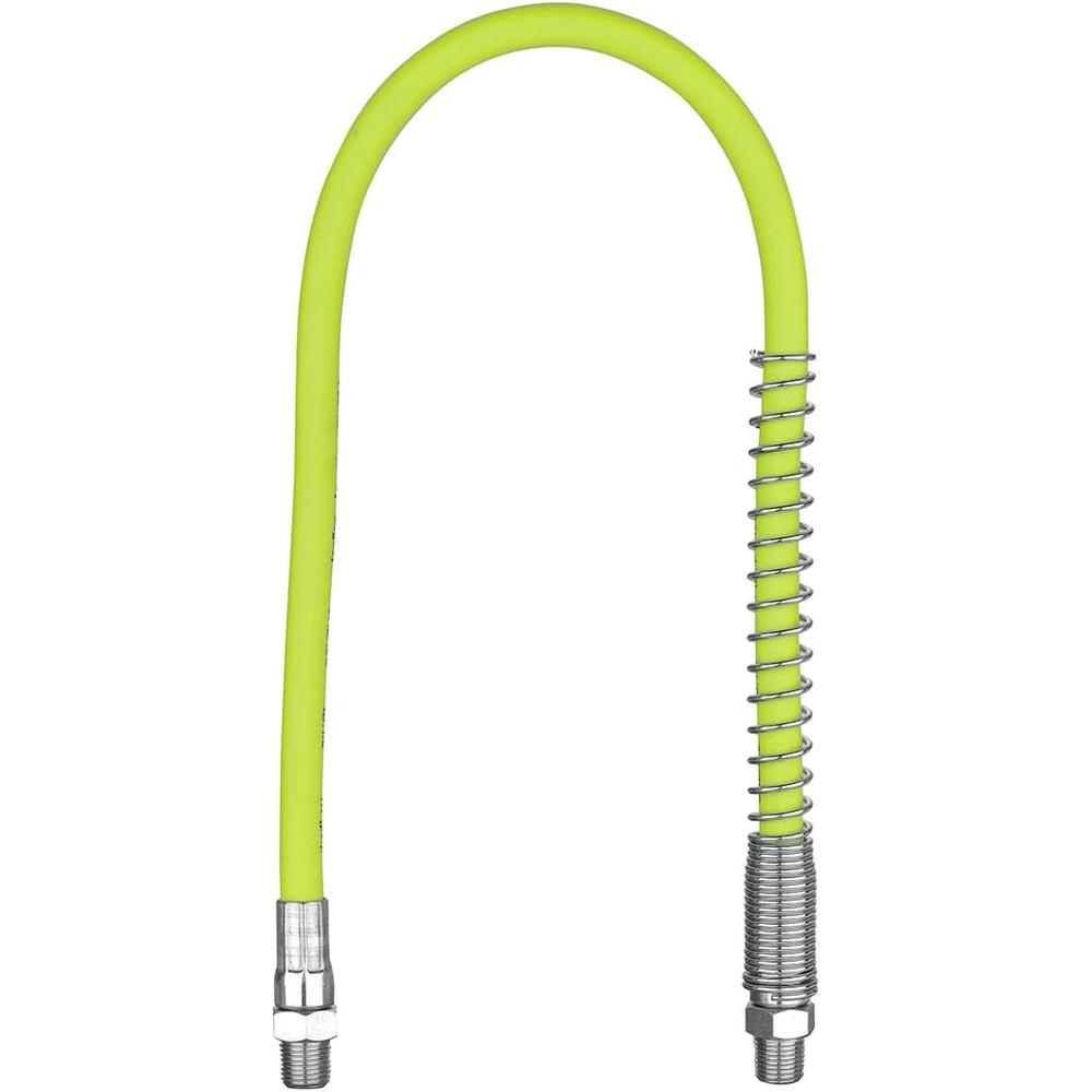 Legacy Manufacturing L2955FZSP Tuyau de graisse Flexzilla 1/8" X 18", extrémités MNPT 1/8", protection à ressort