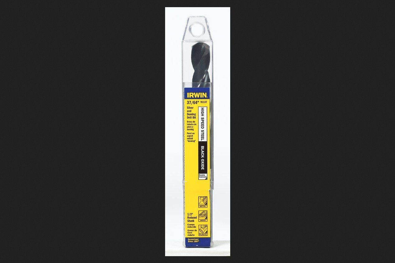 Irwin Tools 91137 DRL 37/64 S+D 118' BLK OX/BRT TUBED