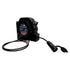 Alert Stamping 5330M-SW ProReel 30ft NEMA 3R Retractable Cord Reel - angle view with pigtail and watertight outlet