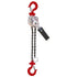 American Power Pull APP-602 1/4-Ton Manual Lever Chain Puller with 10 ft lift chain and red safety hooks