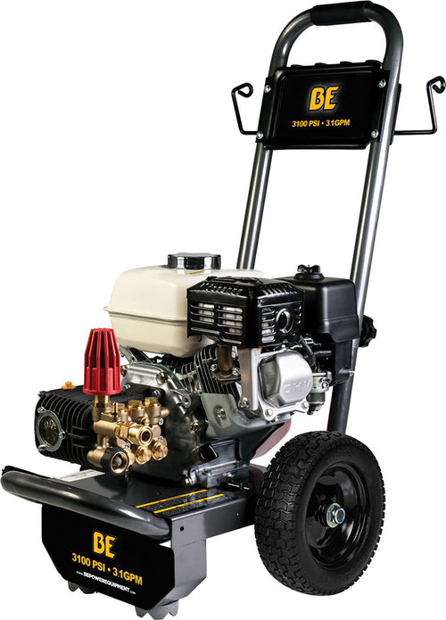 BE Power Equipment B3165HC 3,100 PSI 3.1 GPM Cold Water Gas Pressure Washer - Commercial Series - B3165HC