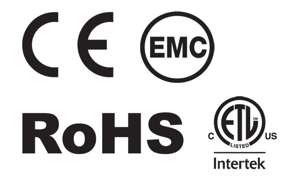 ATD-5915 Battery Charger CE, EMC, RoHS, and ETL Intertek Certifications